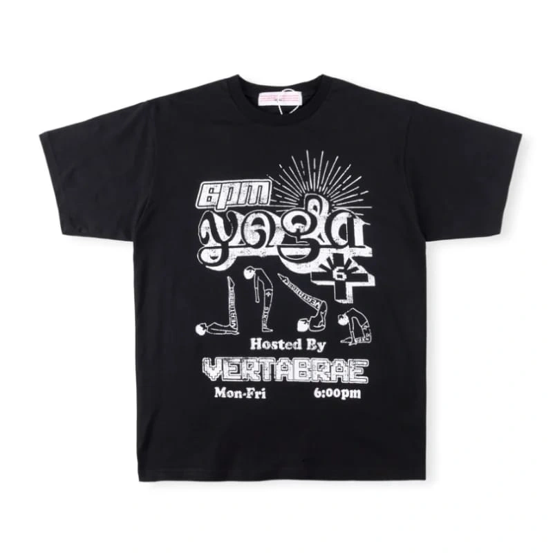 Vertabrae Black 6PM Yoga Shirt Vertabrae Black 6PM Yoga Shirt