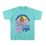 Vertabrae Hot 6PM Yoga T-shirt Teal