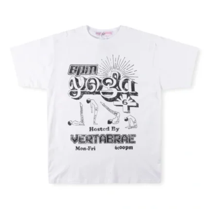 Vertabrae 6pm Yoga Shirt White