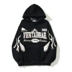 Vertabrae 1996 Black Printed Hoodie