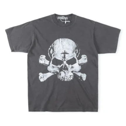 Vertebrae Skull Print T-shirt Black