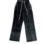 Minimal Vertabrae Pants Shiny Black