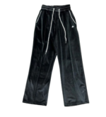 Minimal Vertabrae Pants Shiny Black
