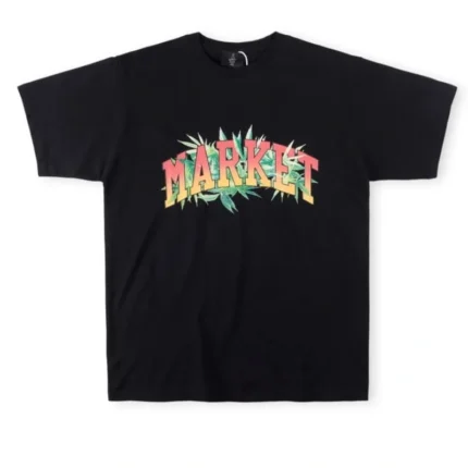 Vertabrae Market Colored Logo T-Shirt Black