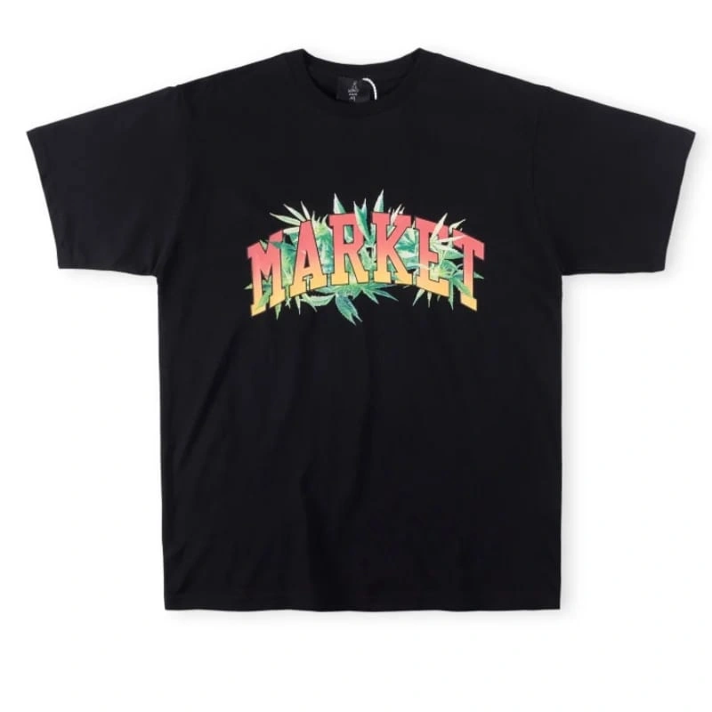 Vertabrae Market Colored Logo T-Shirt Black Vertabrae Market Colored Logo T-Shirt Black
