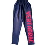 Vertabrae Navy Blue with Red Logo Sweatpants