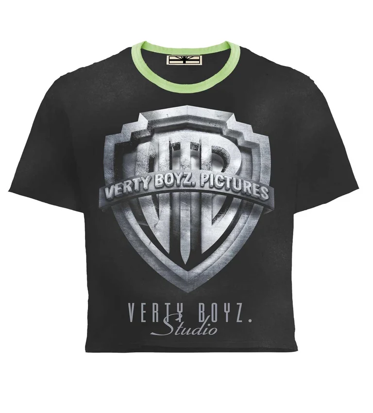 Vertabrae Vert Boyz Studio Tee Black Vertabrae Vert Boyz Studio Tee Black